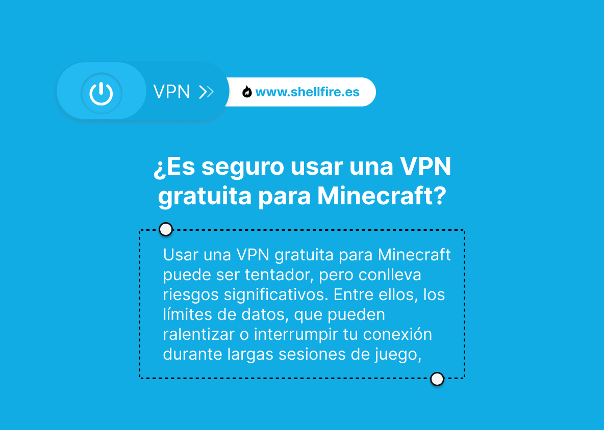 ¿Es seguro usar una VPN gratuita para Minecraft?